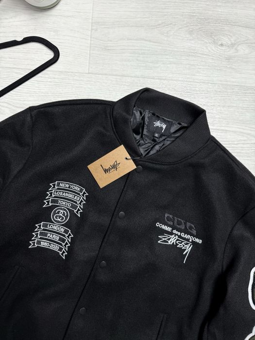 Бомбър яке Stussу x Comme des Garçons (CDG)
