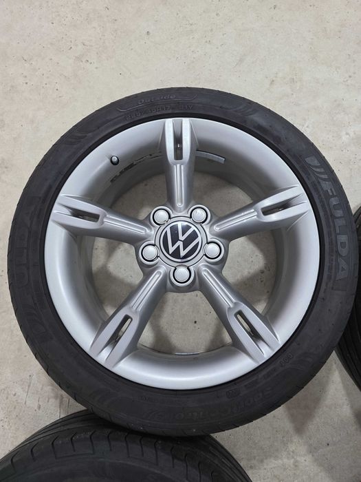 Jante 17 originale si 225 45 17 iarna  Seat Leon FR, Altea FR, VW Golf 5,6,7 Skoda Octavia Superb Audi A3 5x112 57.1