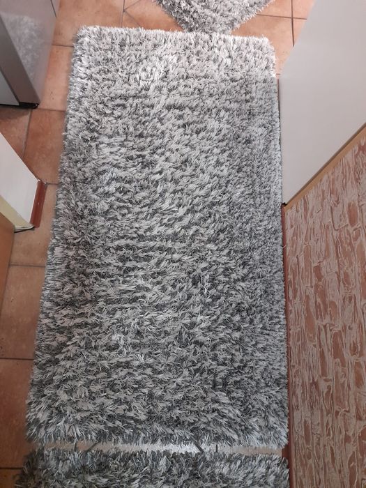 Set 6 covoare pufoase gri