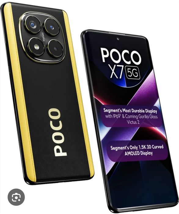 Poco x7 ideal...