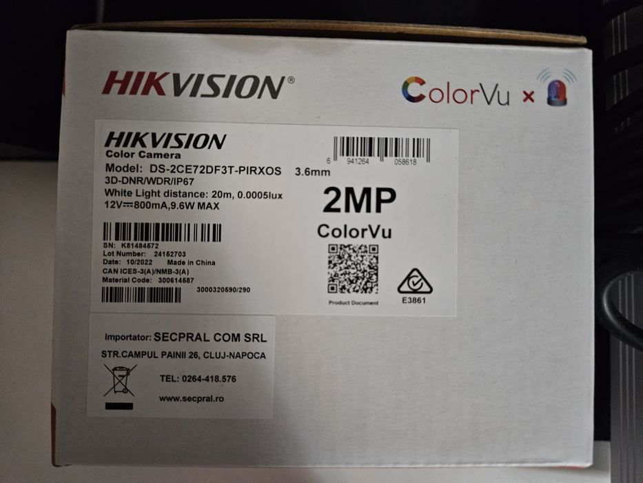 Pir sirena camera HIKVISION