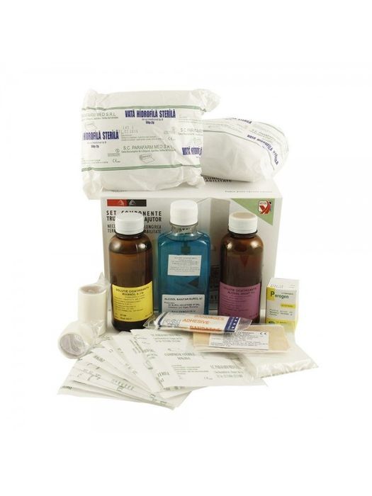 Kit trusa medicala prim ajutor pentru perete