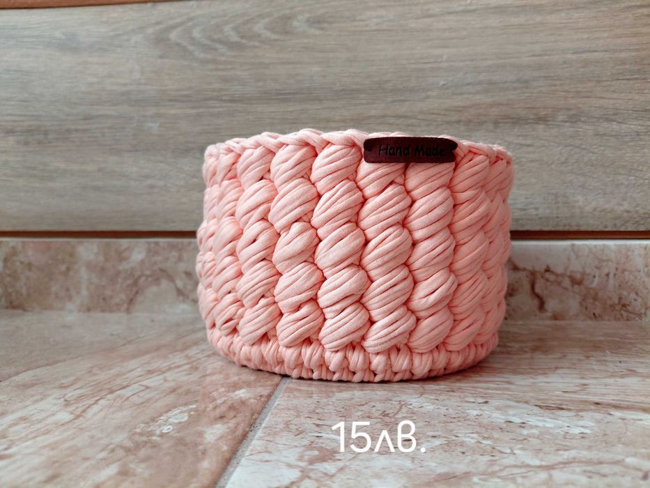 Ръчно изплетени панери