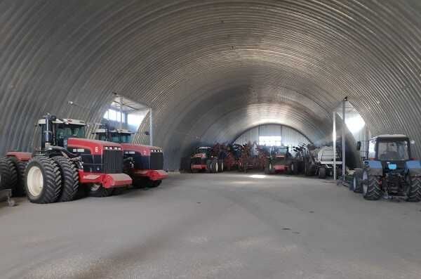 Строим бескаркасные ангары