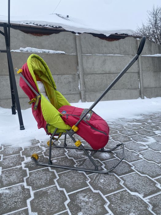 Санки-коляска складные