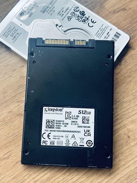 продам Срочно SSD 512 HDD 1TB