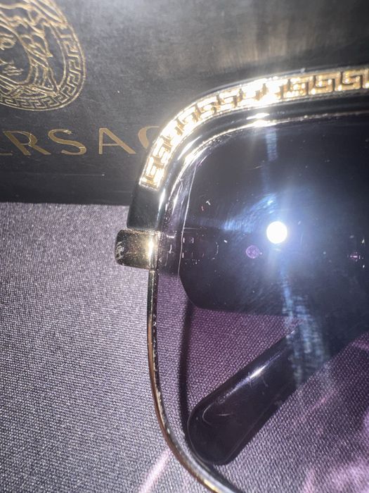 Ochelari de soare (Replică Versace) - Model Shield / Medusa
