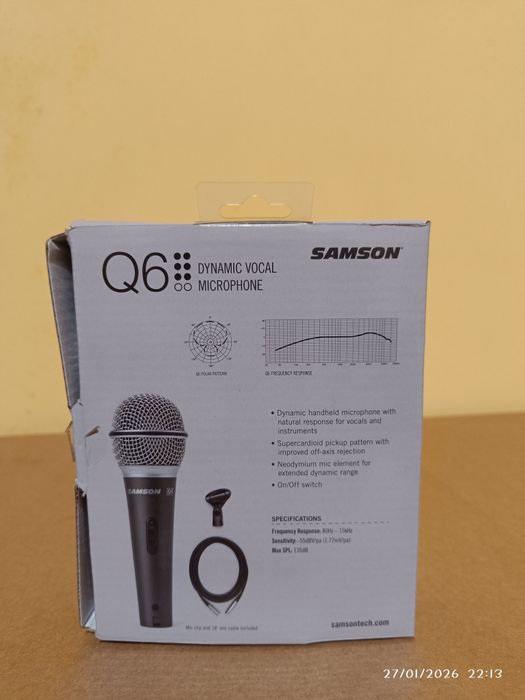 Microfon Dynamic Professional Samson Q6