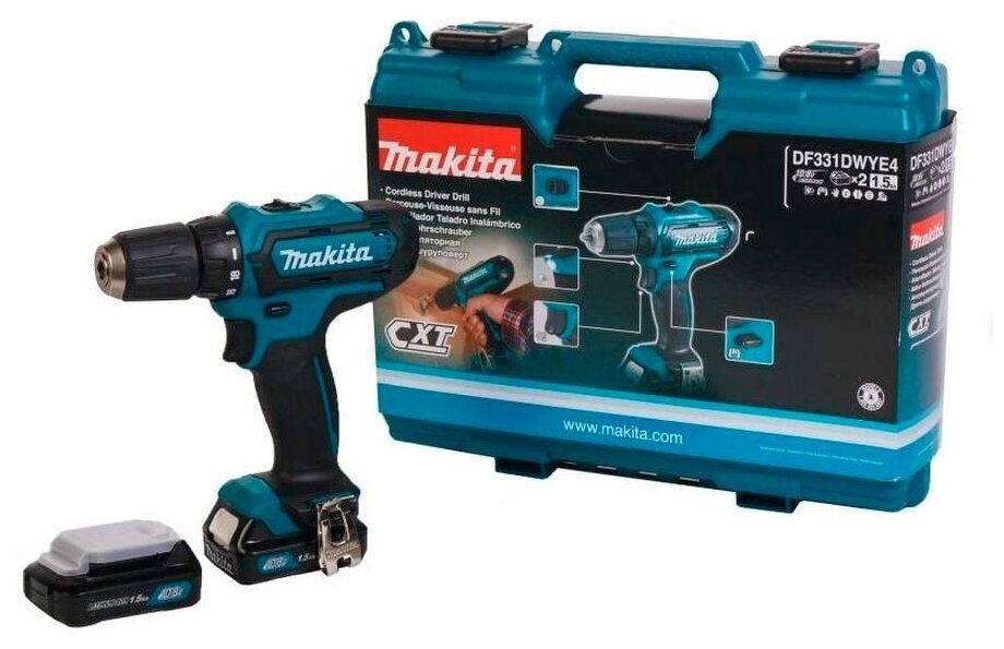 аккумуляторная безударная дрель-шуруповерт Makita DF333DWYE