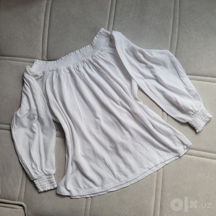 Белая блузка от Pimkie. В колледж школу институт.