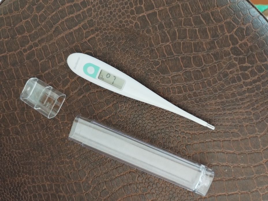 Электронный градусник, использовался для кота. 300 тг