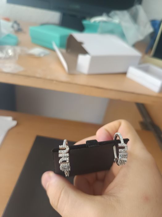 Cercei Miu-miu argint