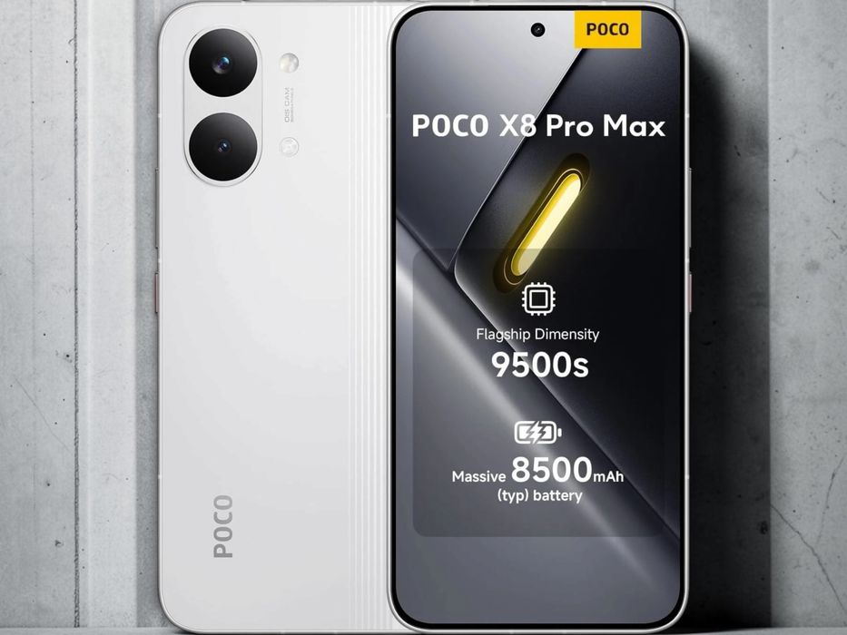 Xiaomi Poco X8 Pro Max 256GB 12GB RAM Black / Blue / White ЧИСТО НОВИ! Неразпечатани! 2г. Гаранция!