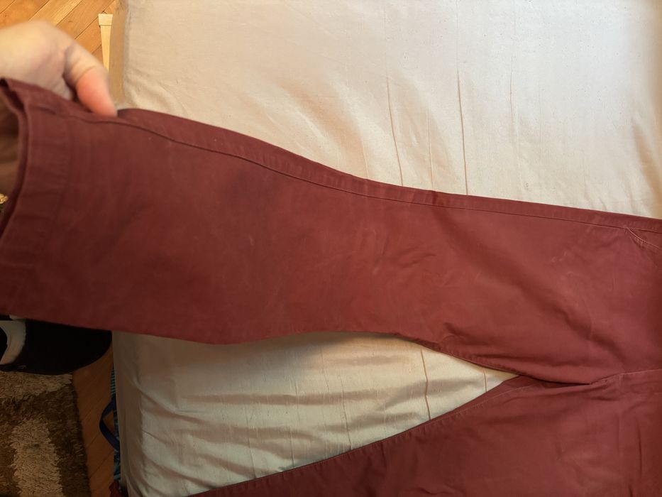 Панталон цвят бордо, използван