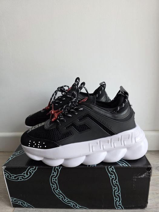 Chain Reaction - Negru cu alb - Marimea 41