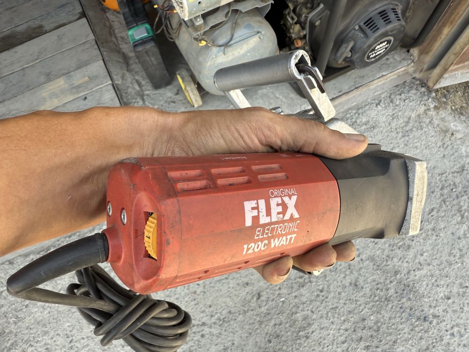 * FLEX Сатинировальная Брашировальная барабанная шлиф машинка GERMANY