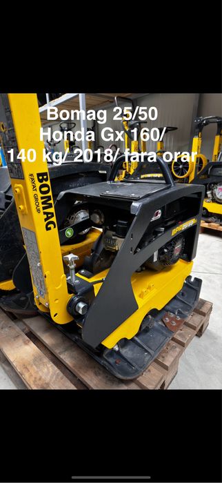 Talpa / Placa compactoare Bomag 25/50 / 140 kg / Honda GX 160 / 2018
