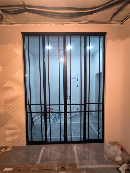 Лофт,перила,душевые пергородки