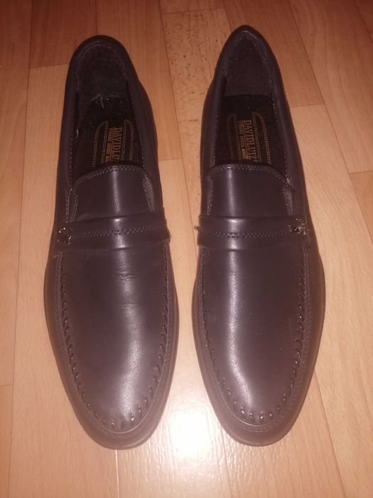 Туфли подростковые чёрные