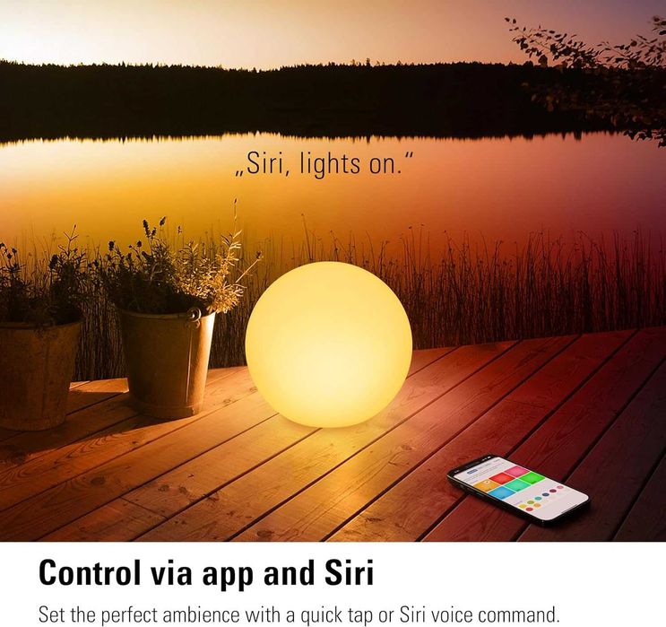 Смарт LED лампа Eve Flare HomeKit Thread IP65