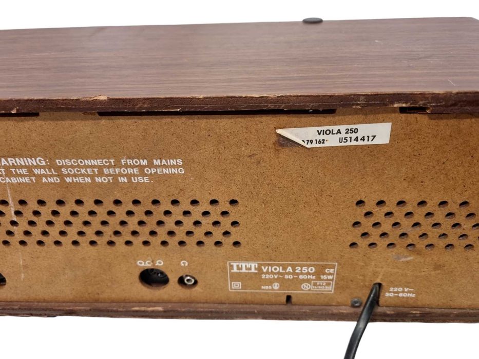 Radio tuner vintage ITT Viola 250 Stereo