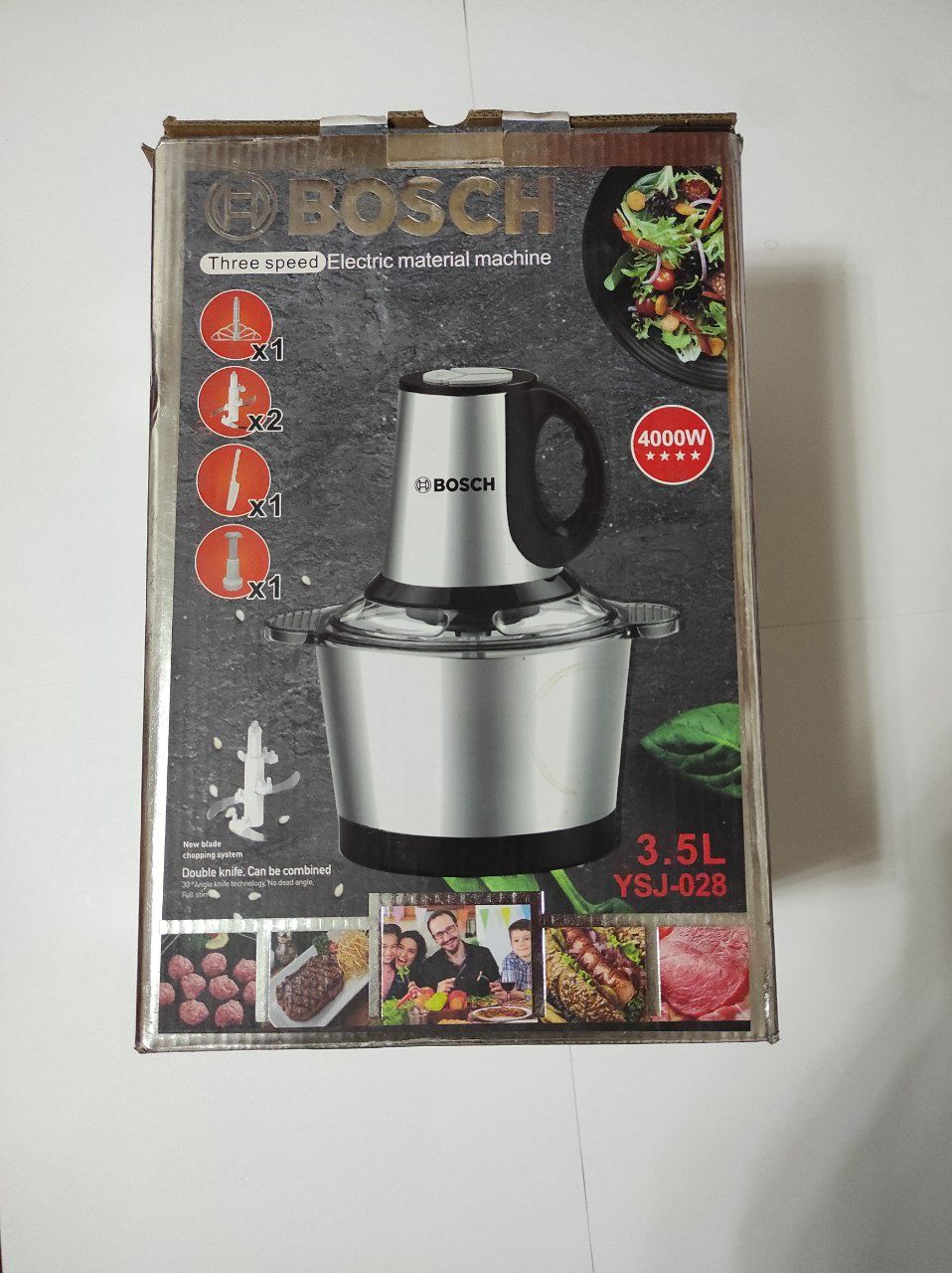 Bosch 4000w 3.5 L: 145 000 сум - Кухонные комбайны и измельчители ...