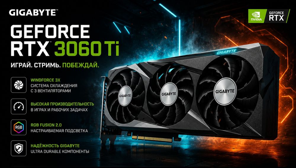 Продам видеокарту RTX 3060 TI