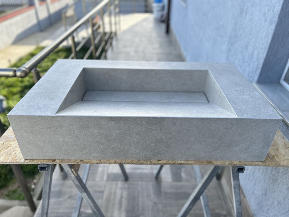 Уникална декоративна мивка от испански гранитогрес – ръчна изработка