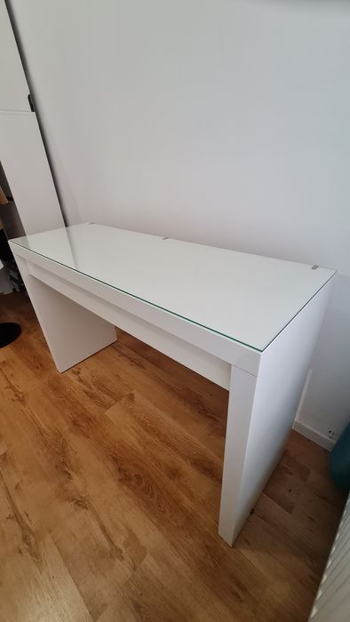 Birou masa machiaj MALM alb