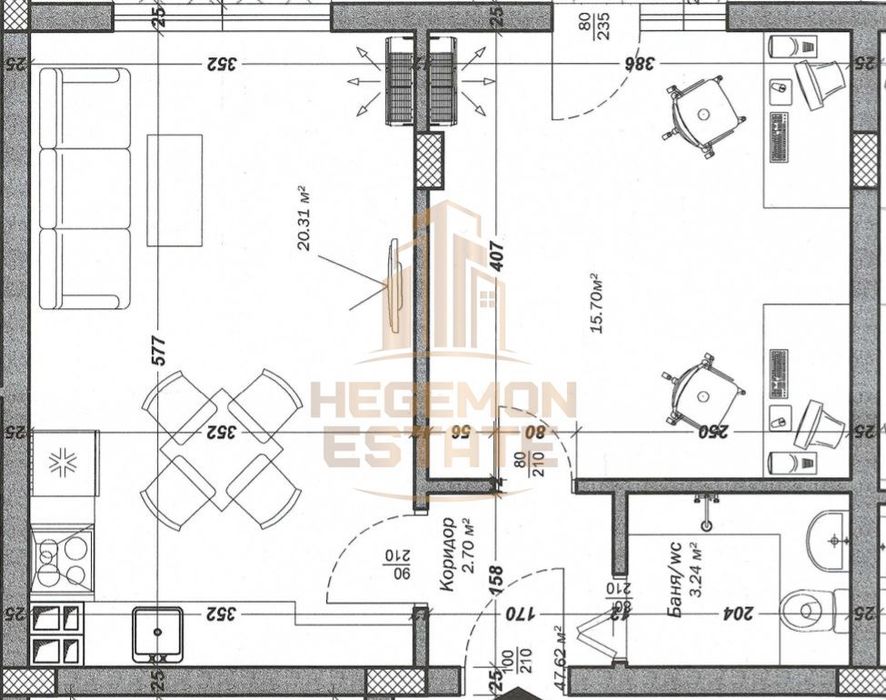 Продава се Двустаен апартамент в Варна, Младост 2 - 60 кв.м за 793 €/кв.м - Снимка #6
