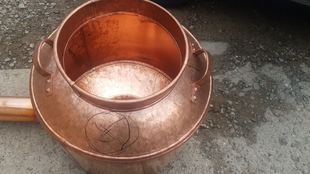 Cazan de țuică din cupru mărimea și grosimea la alegerea dvs