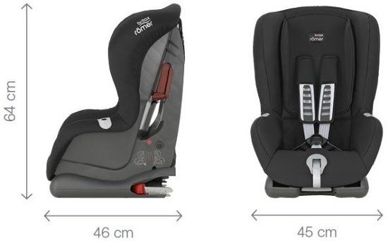 Стол за кола Britax Römer Duo Plus с топ тетер, 9-18кг.
