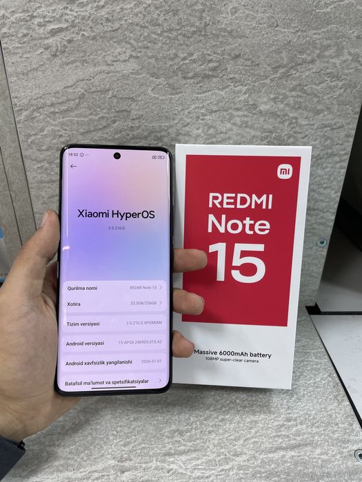 Redmi Note 15  8/256GB