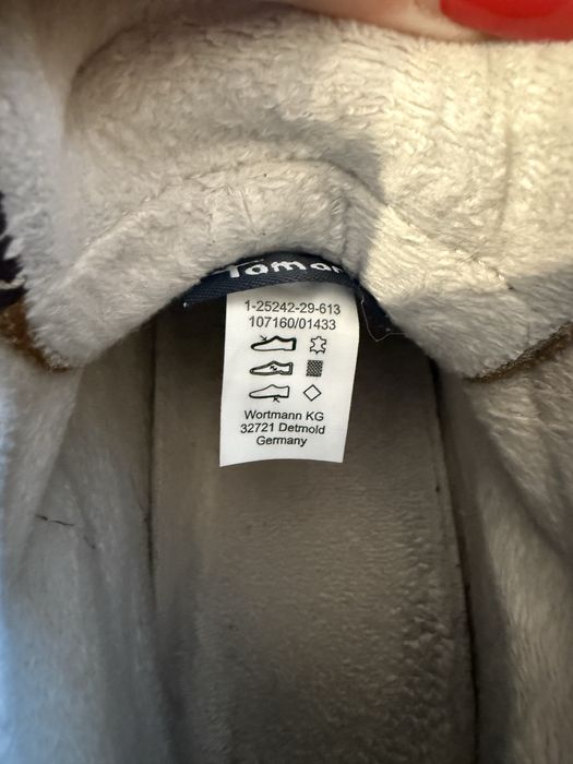 Tamaris дамски боти от набук