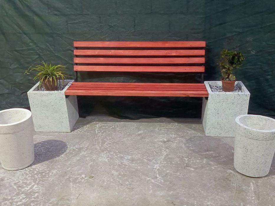 Скамейка вазон урна кашпо