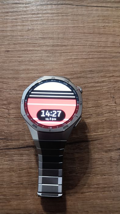 КАТО НОВ     HUAWEI  WATCH GT 5 Pro Titanium 46mm с гаранция до 2027г.