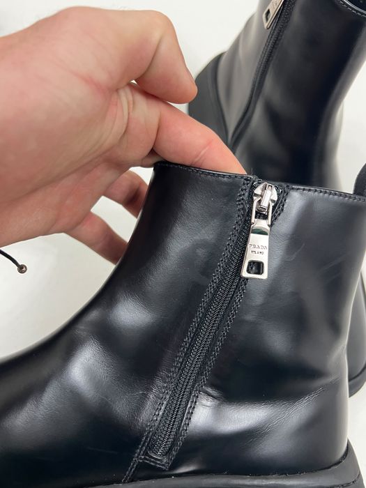 Ghete Prada Din Piele