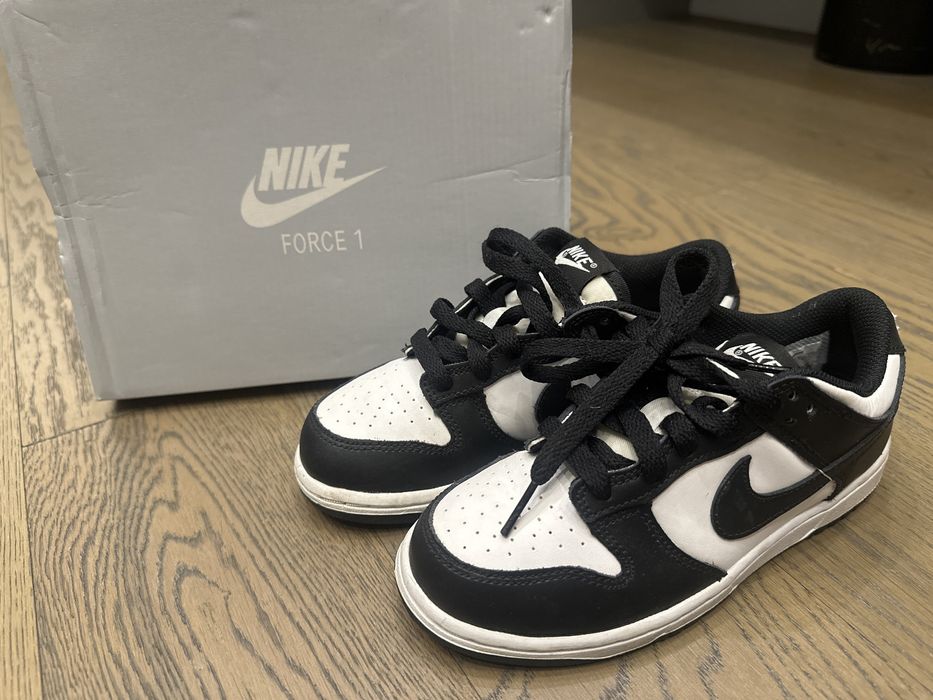 Кроссовки Nike Dunk Low Retro Panda белый