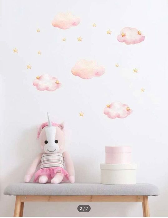 Неоновые облака для детской