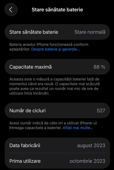 iPhone 15Pro 256 Impecabil,Natural Titanium, 88% +Husa Kevlar +8 Folii