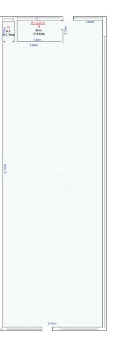 Showroom 300mp Soseaua Alba Iulia cu vitrina mare