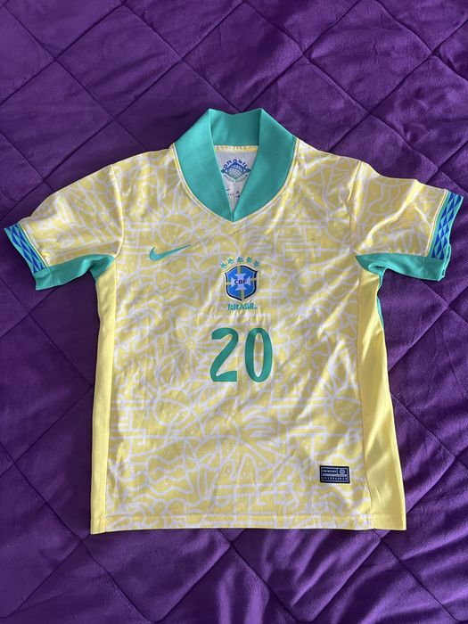 Tricou de fotbal cu Brazilia 24/24
