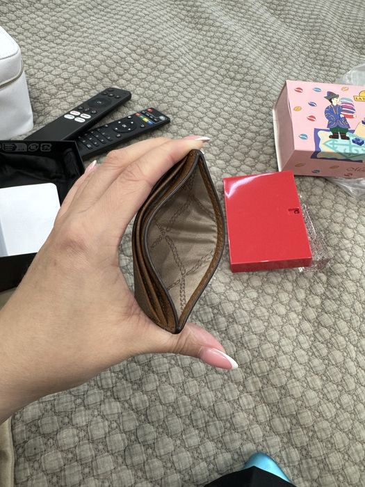 Картхолдер MK в цвете кэмэл оригинал