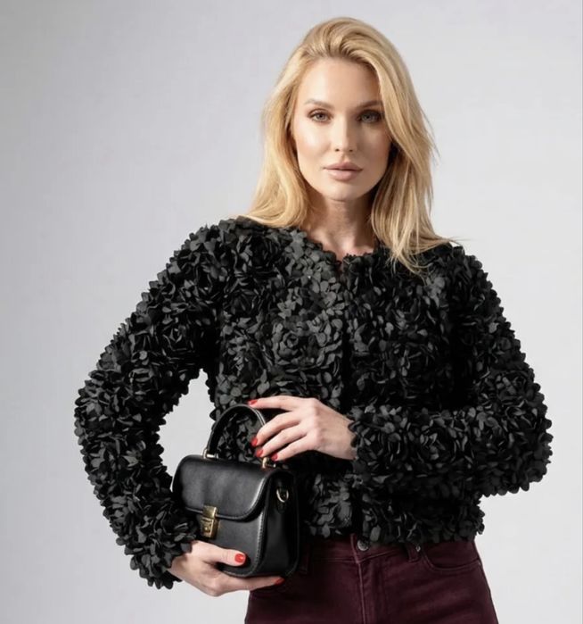 Пиджак 3D цветами