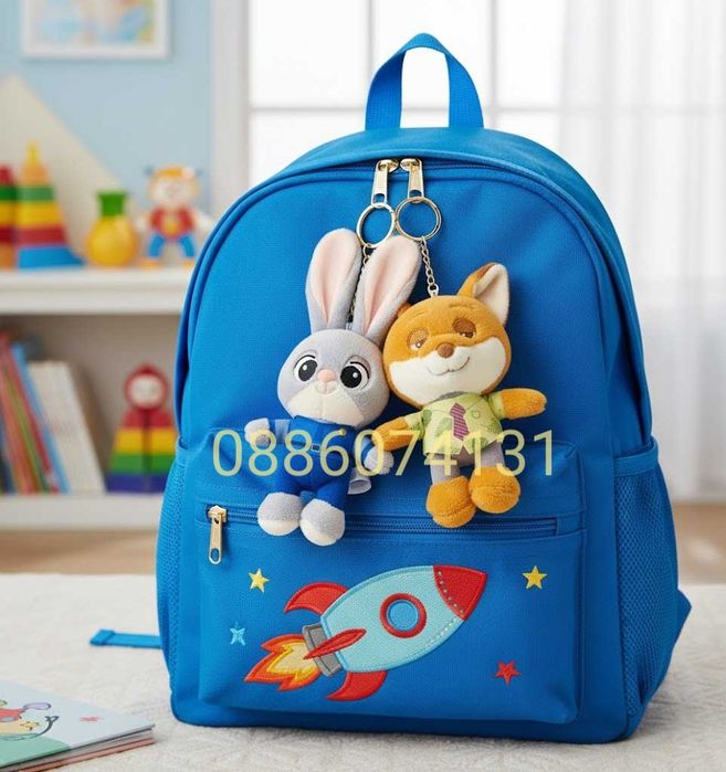 Комплект Плюшени Ключодържатели „Зоотрополис“ – Джуди Хопс и Ник Уайлд