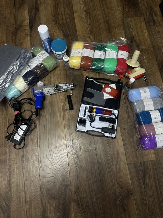 Kit complet realizare covoare personalizate tufting gun
