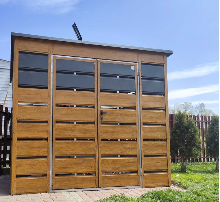 Copertină 3 m × 2 m din panouri • Orice culoare RAL