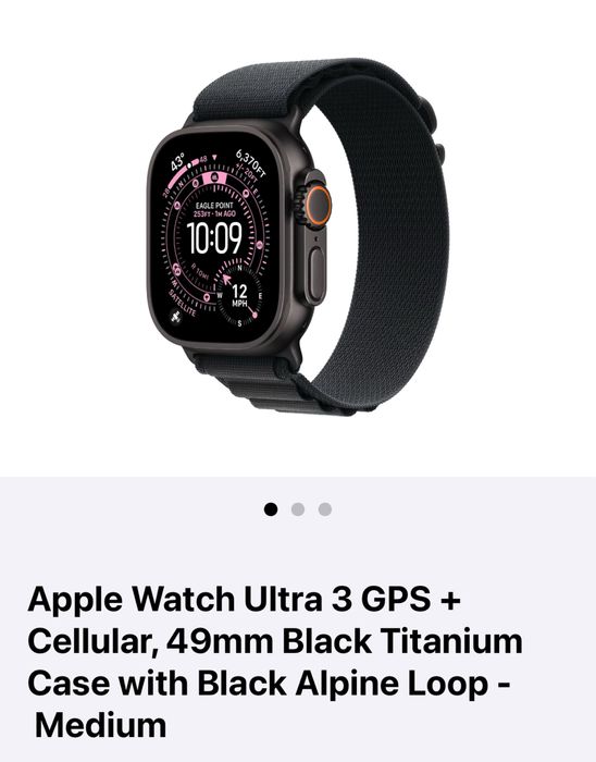 Apple watch ultra-3 2025 у Артура в магазе Б17 Hofmann