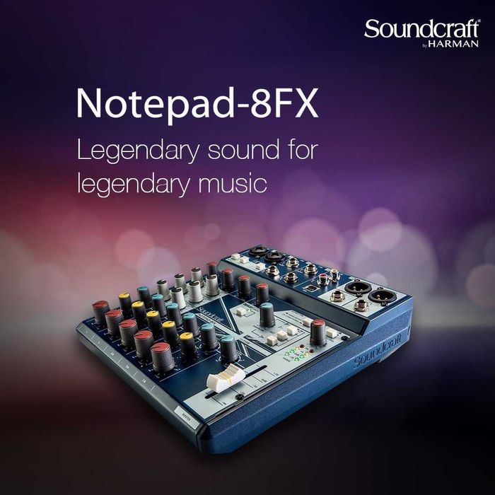Микшерный пульт Soundcraft Notepad-8FX
