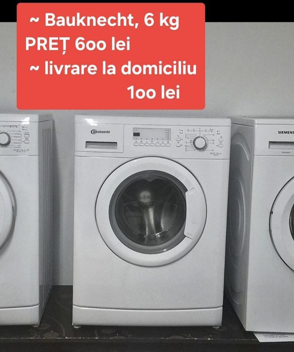 Masini de spalat rufe automate import Germania.  Wa 600240